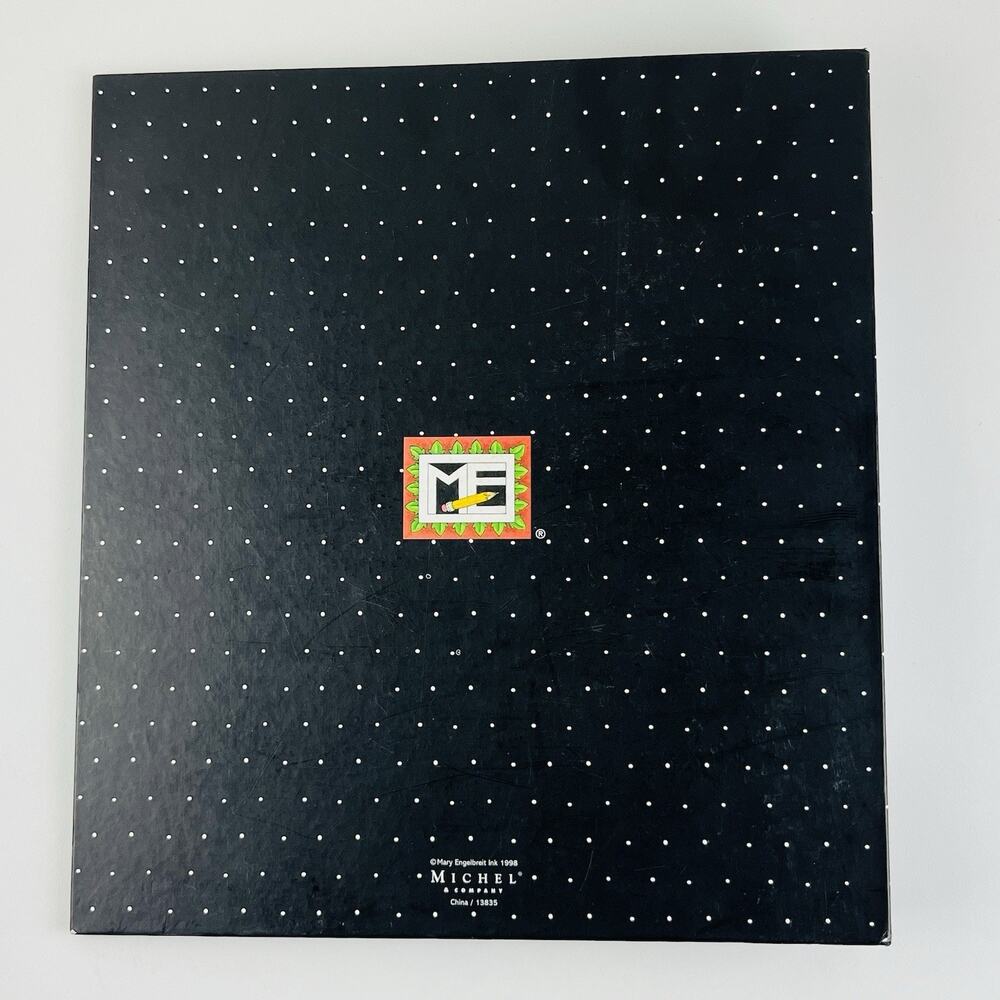 Retired 1998 Mary Engelbreit 3-Ring Binder Girl Tree Black Voyage Landscapes Eye - Picture 8 of 11